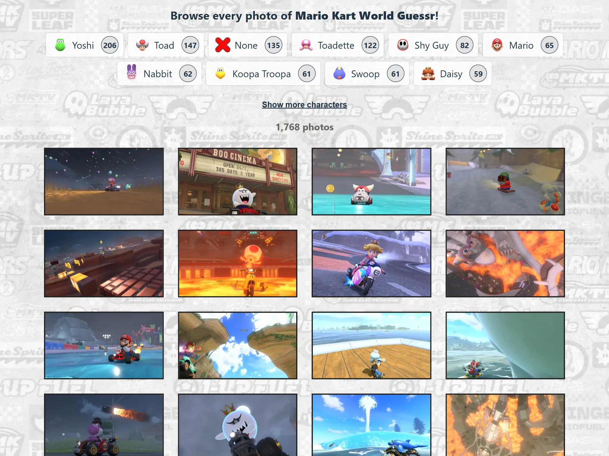 The Mario Kart World Guessr logo.