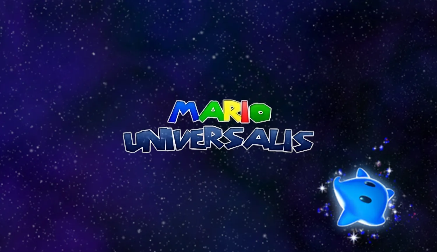 The Mario Universalis artwork on a starry background.